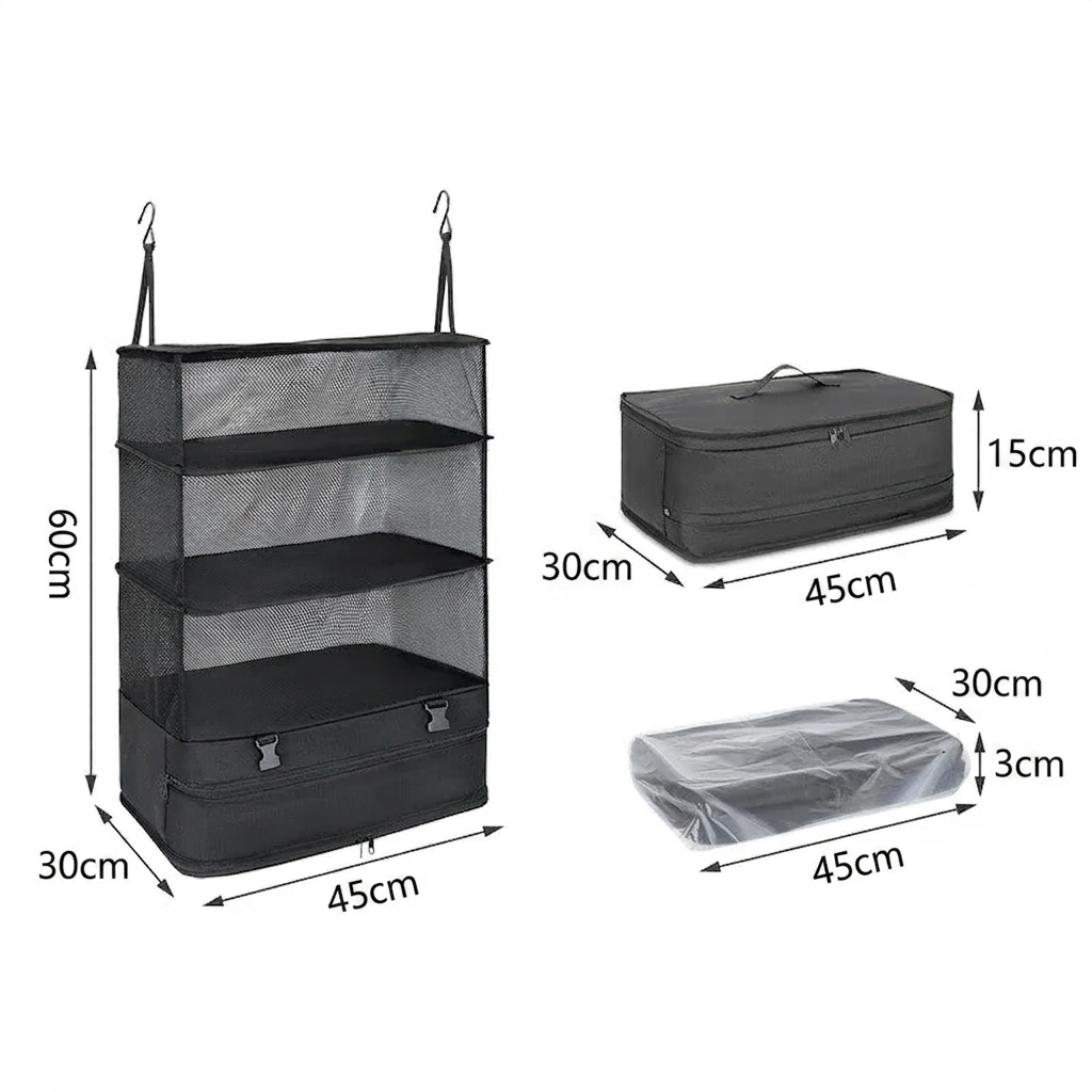 PACKNEST™  - Kompaktowy organizer na wyjazdy
